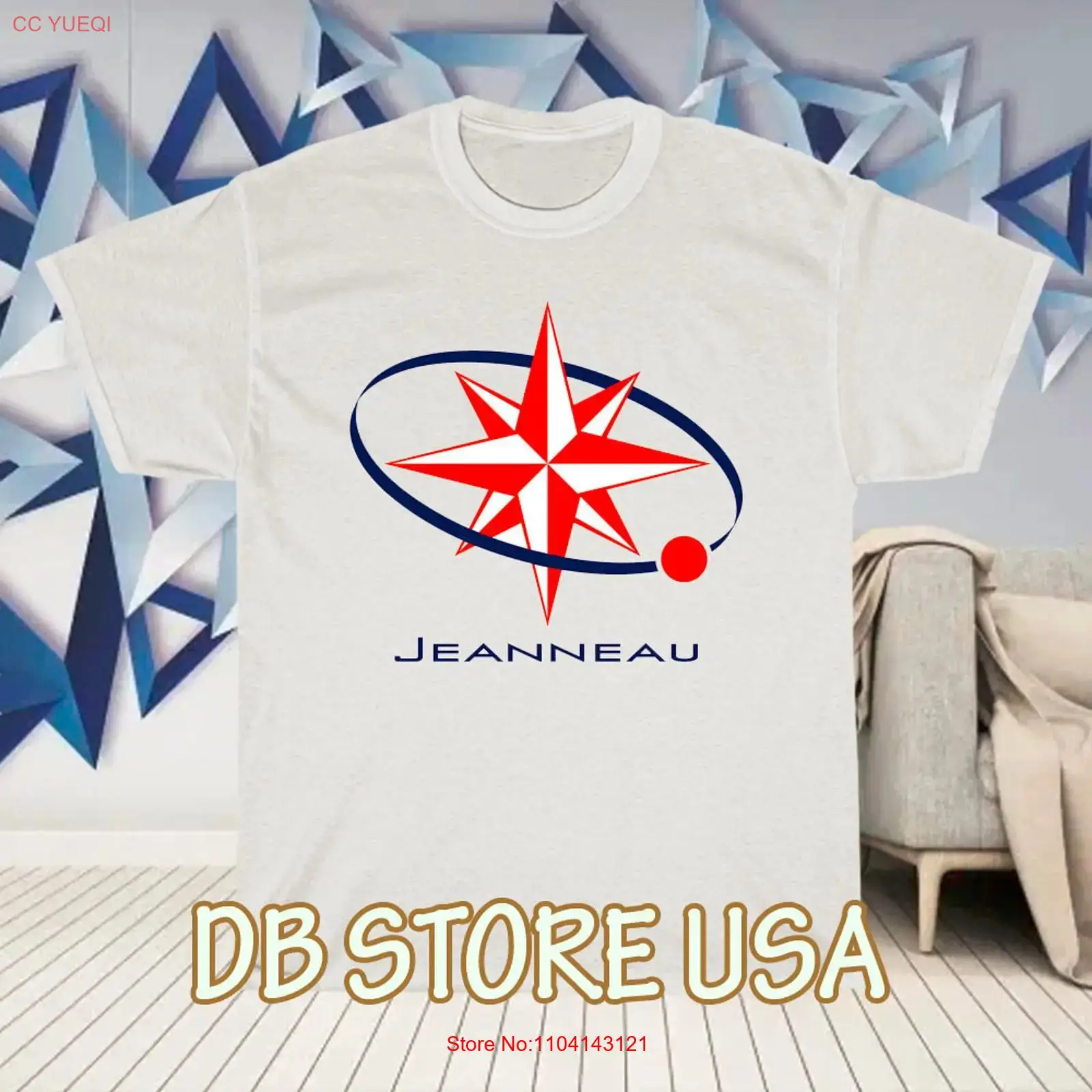 Vintage Yacht Fashion - تي شيرت جديد بشعار شركة جينيو