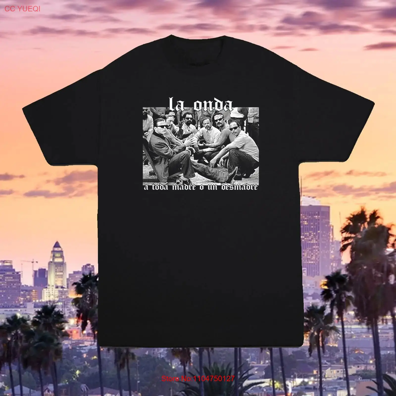Vintage Fashion La - تي شيرت La Onda Blood In