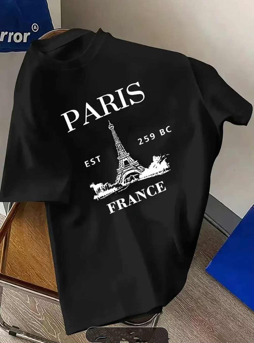 تي شيرت رجالي عصري بتصميم عتيق - مراجعة Vintage Fashion In Paris وسعره